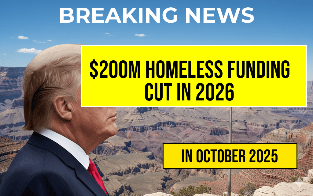 Potential $200 Million Funding Cut to Homeless Programs in 2026
